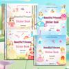 Princess Dress-Up Sticker Book for Girls Ages 2-6 - Fun Dress and Paint Attention Game