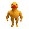 Muscle Duck Figurine The Gym Bro of The Duck World 3D Printed Muscular Duck Statue Gift for Fitness Lovers Protein Powder Hoarders