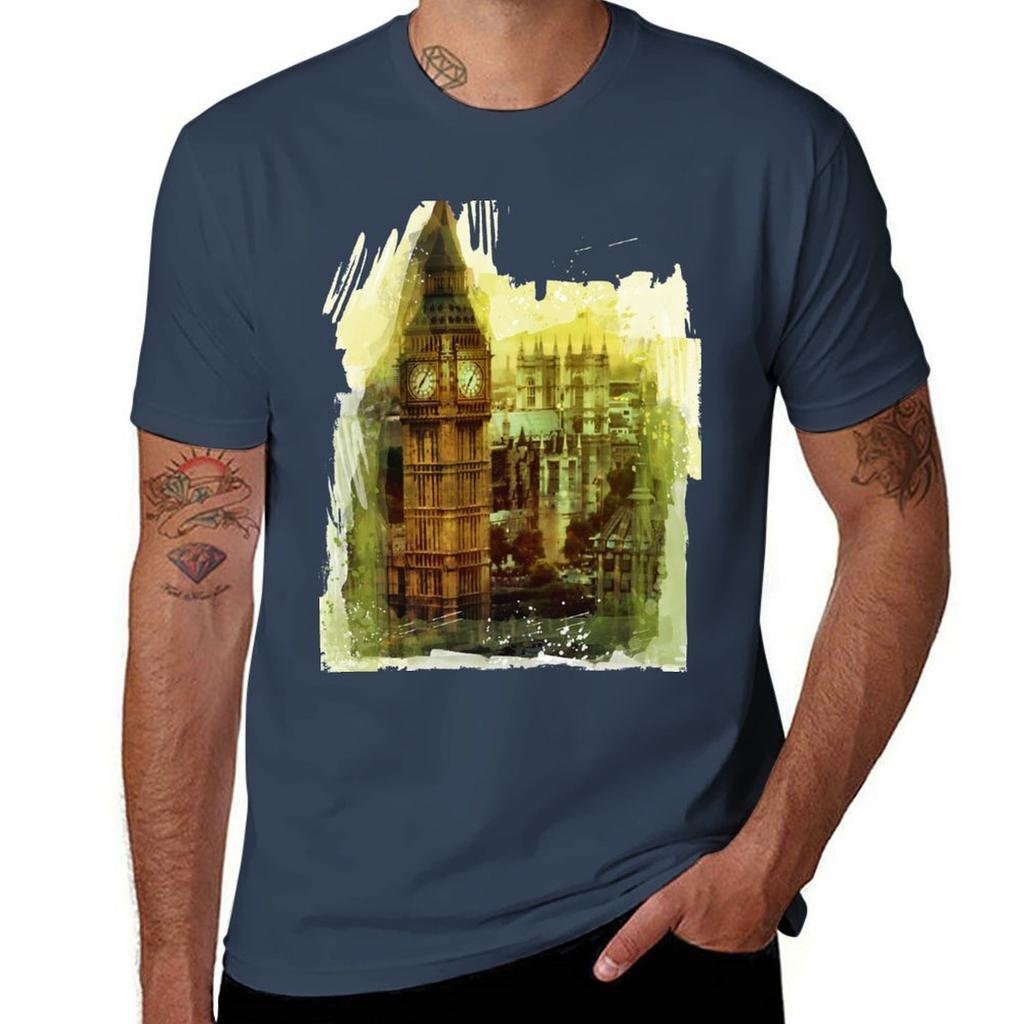 London Big Ben TShirt Soft AntiShrink Cotton Tee