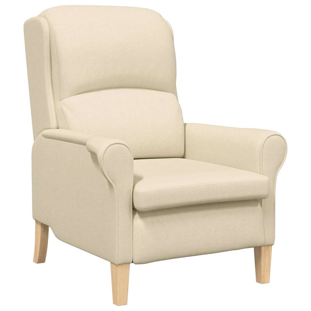 Cream Fabric Armchair