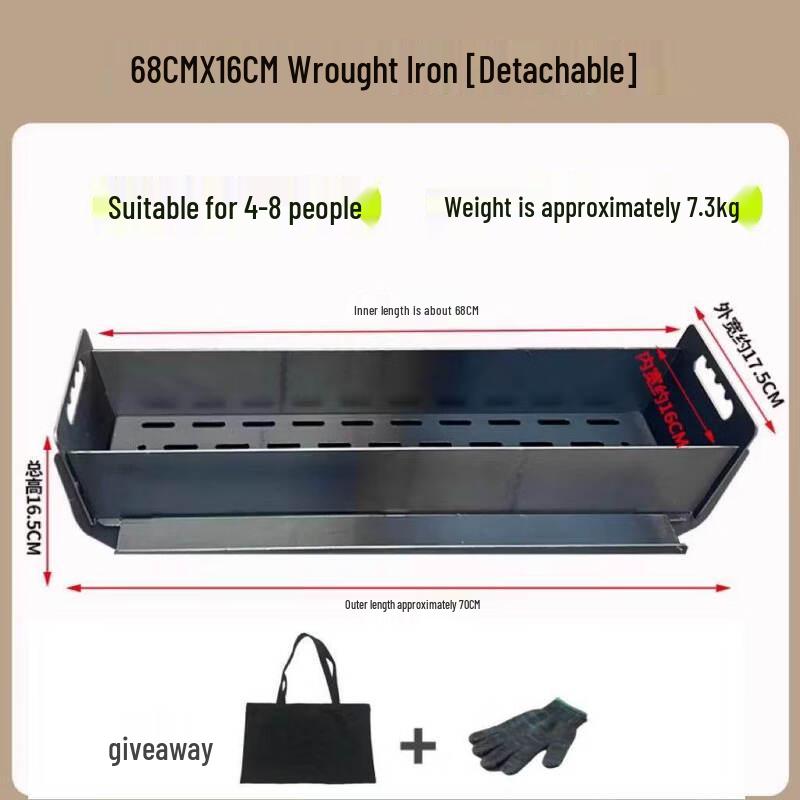 Upgraded Portable Camping BBQ Grill