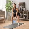 6KG Soft Kettlebell, Kettlebell with Non-Slip Handle for Home Gym, Weight Lifting, Strength Training, Light Blue/Grey