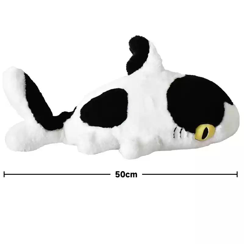 Officiële Sharkitty 50cm Pluche Pop Anime Perifeer Creatief Gevuld Kawaii Bureaublad Decor Verjaardag Verzamelen Verrassing Cadeau