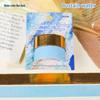 Moonlight & Poetry Series: Retro Washi Tape Set - 2 Rolls for Journaling