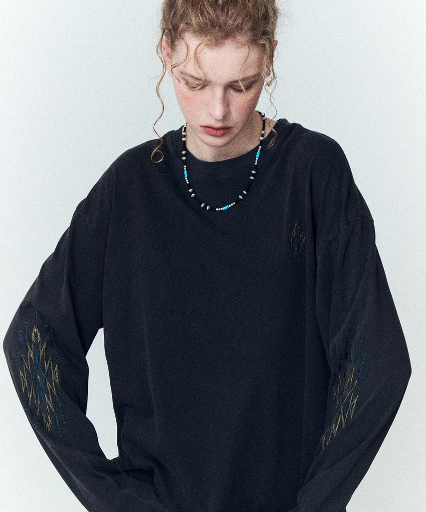 CPGN STUDIO Navasta Pigment Long Sleeve Smoke Black
