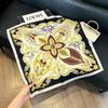 New old money wind chain neck scarf women's commuting versatile soft silk scarf neck protection shawl outer scarf