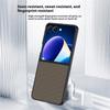 For Samsung Galaxy Z Flip7 5G Case Carbon Fiber Texture Leather+PC Anti-Drop Folding Phone Cover