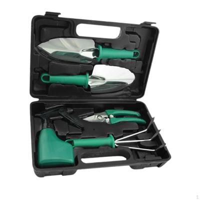 Garden Tools Set Gardening Hand Ergonomic Grip Shear Watering Can Utility with Storage
