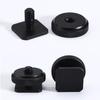 Professional 1/4" 3/8" Nuts Tripod Mount Screw Black To Flash  Shoe Adapter