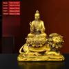 Copper Taoist Deity Figurine Celestial Worthy Savior From Suffering for Home Living Decor