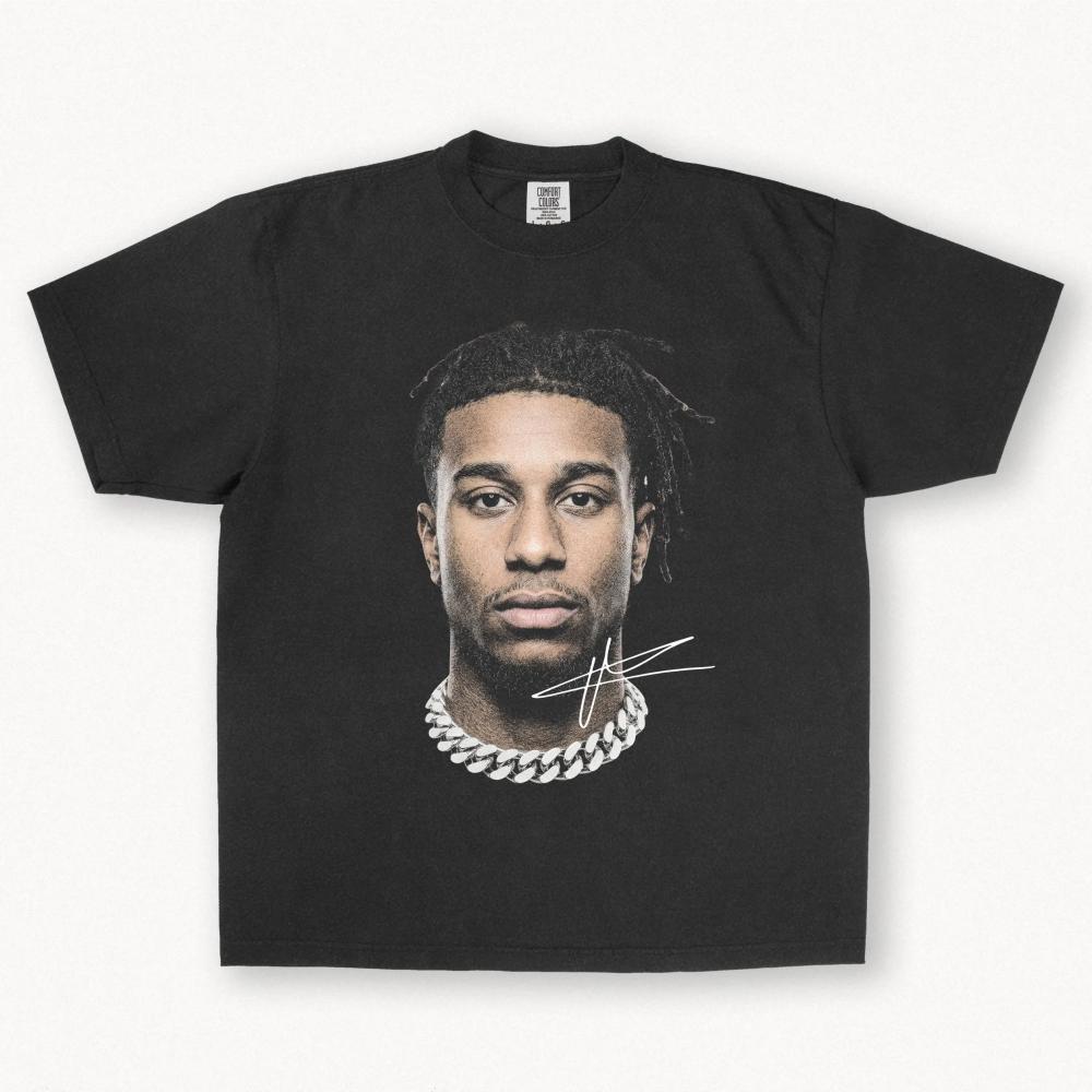 Michael Olise Grafik-T-Shirt – Fußballsigniertes Streetwear-Shirt – Premium-Baumwolle Unisex-T-Shirt S