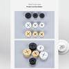 10PCS Round Desktop Cable Hole Cover Non-slip Desk Port Grommet for Home Office PC Computer Table Cable Organizer