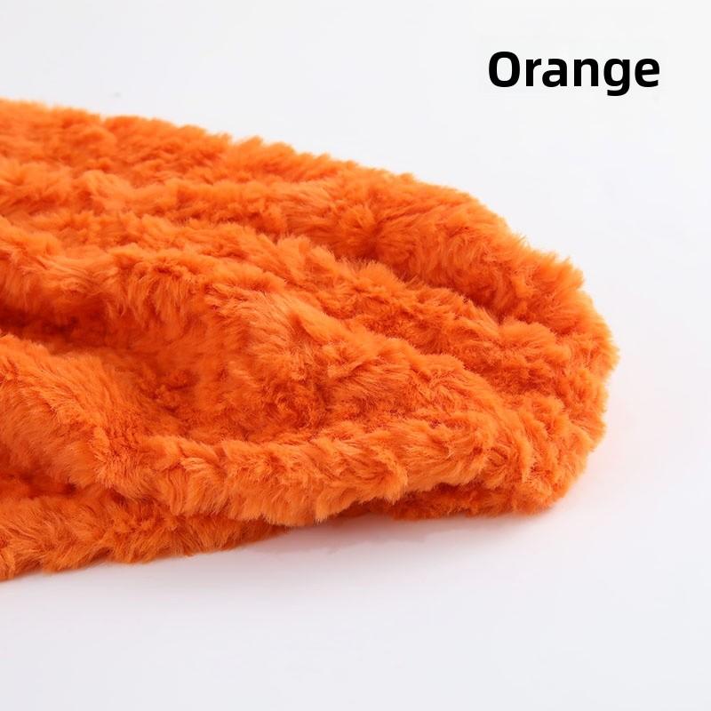 Thickened Rabbit Fur Brushed Cotton Doll DIY Fabric Rose Patterned Fur Collar Clothing Material Home Decor Sponge Pad Fabric