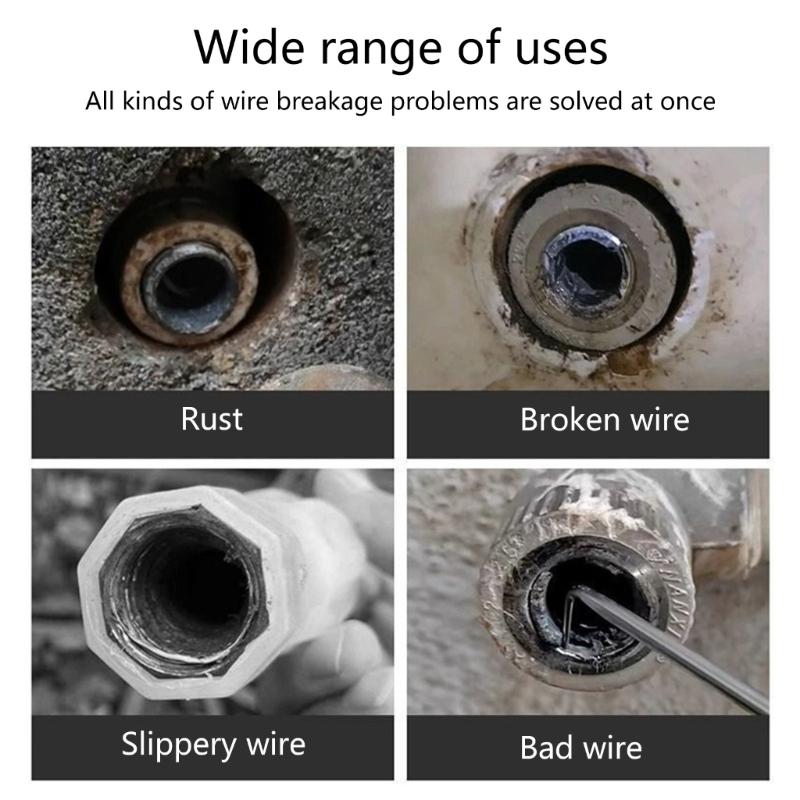 Universal Hexagonal Shank Screw Removal Kit Suitable for Broken Threads in 1/2 3/4 1 Inch Pipes Heavy Duty Construction