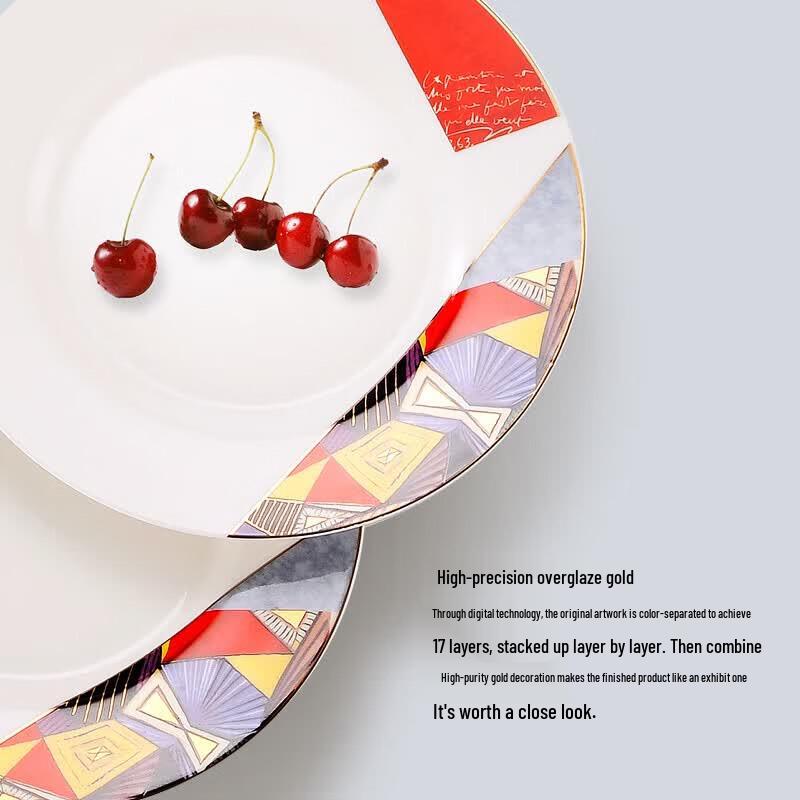 PIMIO Dora 28-Piece Ceramic Dinnerware Set