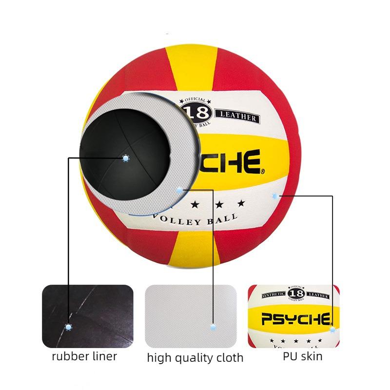 Official Size5 Volleyball Wear-resistant Waterproof Adhesive Volleyball Adults Indoor Outdoor High Rebound Team Training Ball