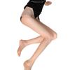 Ultra-Thin, Anti-Snag Gray Pantyhose - Seamless, No-Show, Plus Size, High Wide Leg