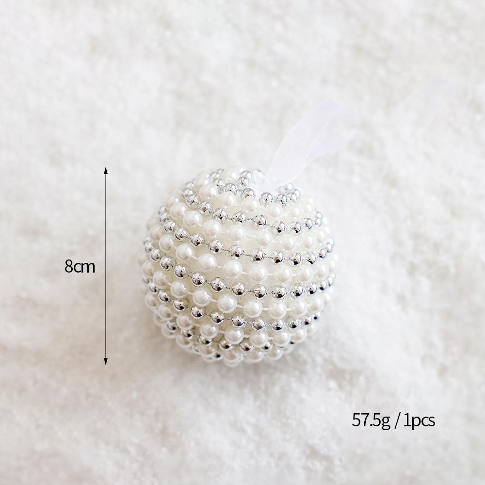 Painted Foam Christmas Tree Hanging Ball Decoration