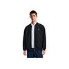 FILA Tennis Sports Minimalist Stand Collar Loose Zip Knit Top Unisex tops A51U613501F-BK