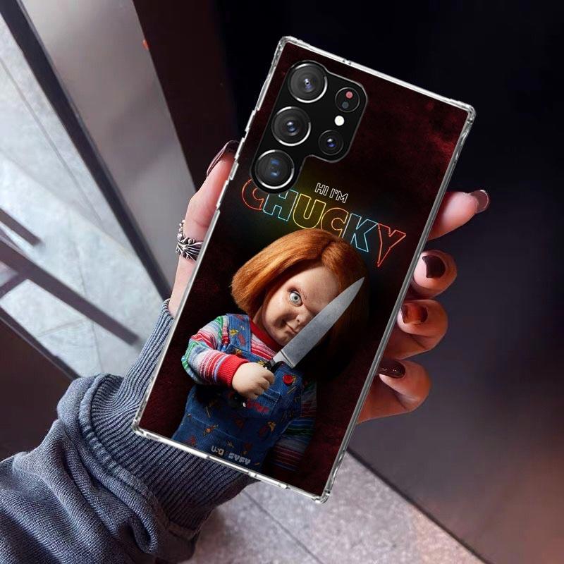 Chucky Child's Play Phone Case For Samsung Galaxy S23 S24 S25 Edge S26 Ultra S22 + S21 Plus S20 FE Cover Silicone Print Shell Ga