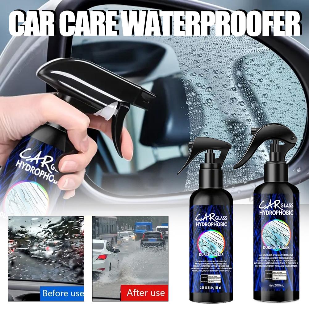 100ml Universal Automotive Glass Rain-Repellent Coating Enhances Car Care Agent Performance Waterproofing Day Waterproof Ra E6K9