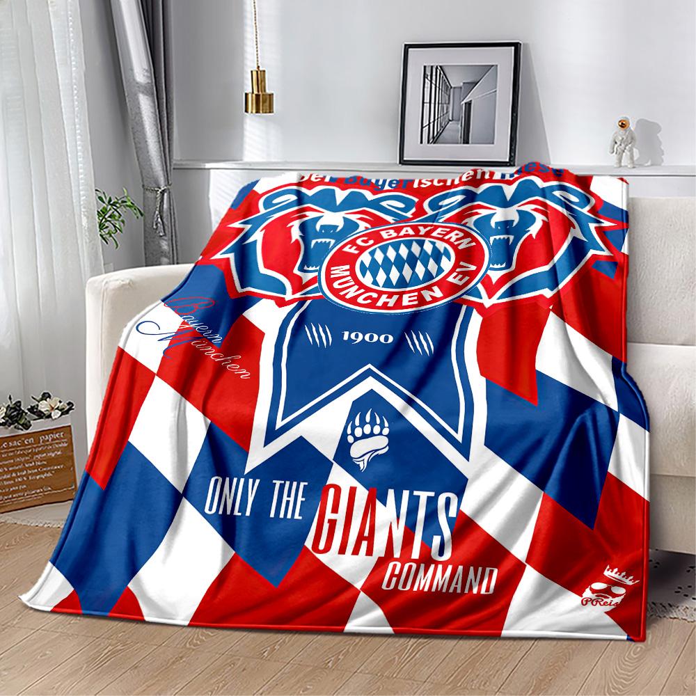 Bayern Munich Blanket Ultra-Soft Perfect for Office Picnics Livingroom for All Occasions Playful Design Best Holiday Gift for Friends Family