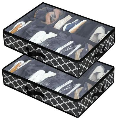 1 Pezzo Scatole Pieghevoli per Armadio, Letto, Scarpe Contenitori Organizer per Scarpe Sotto il Letto Sacchetti Contenitori Sotto il Letto Organizzazione e Storage per la Casa
