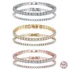 Fashionable Hip Hop Style Classic Full Zircon Tennis Shining Bracelet Exquisite Bracelet DIY Couple Gift