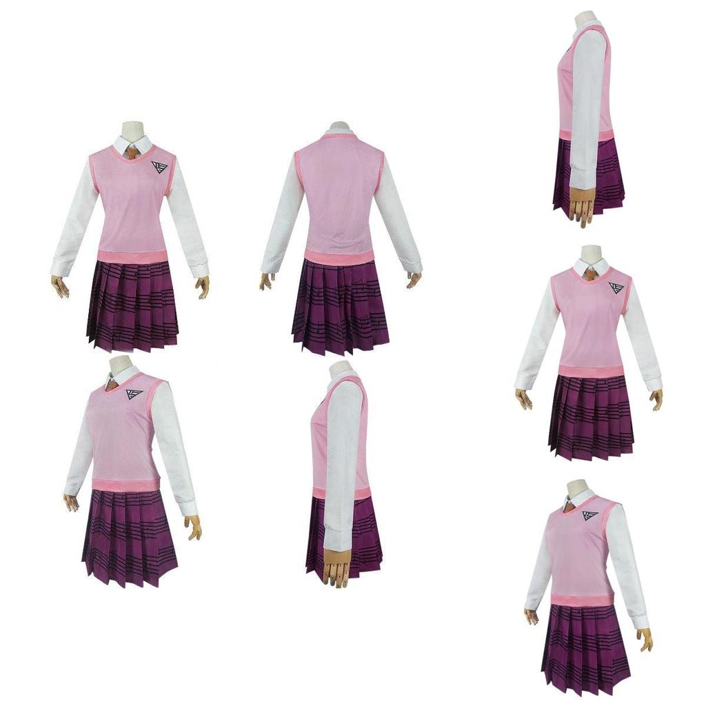 Danganronpa V3 Akamatsu Kaede Cosplay Costume Full Set Exquisite Uniform Design