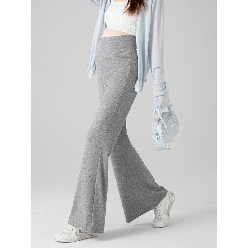2026 New Fashion Flared Maternity Pants - Versatile Slimming Soft Pants for Spring/Summer M