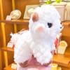 Soft Lamb Plush Keychain Cartoon Sheep Goat Bag Pendant Plush Stuffed Doll Keyring  Bag Charm