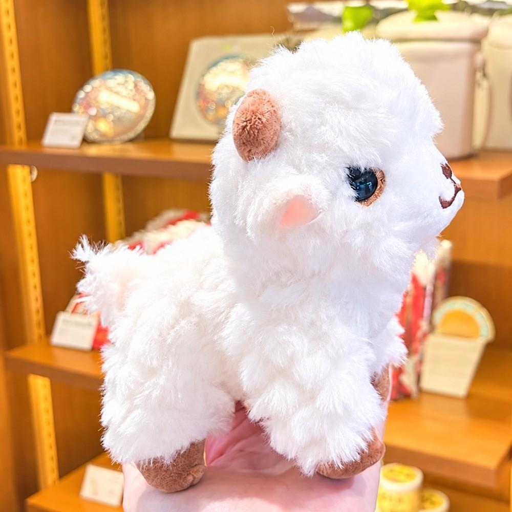 Soft Lamb Plush Keychain Cartoon Sheep Goat Bag Pendant Plush Stuffed Doll Keyring  Bag Charm