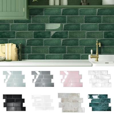 1pcs New Self-adhesive 3D Wall Tile DIY Waterproof Wall Sticker Multifunction PVC Peel and Stick Wallpaper Home Decor