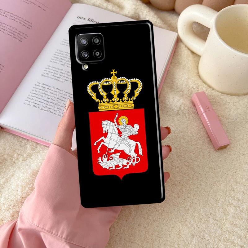 Georgia Flag For Samsung Galaxy A06 A16 A26 A36 A56 A52 A53 A33 A13 A34 A54 A14 A15 A35 A55 A22 A32 Case