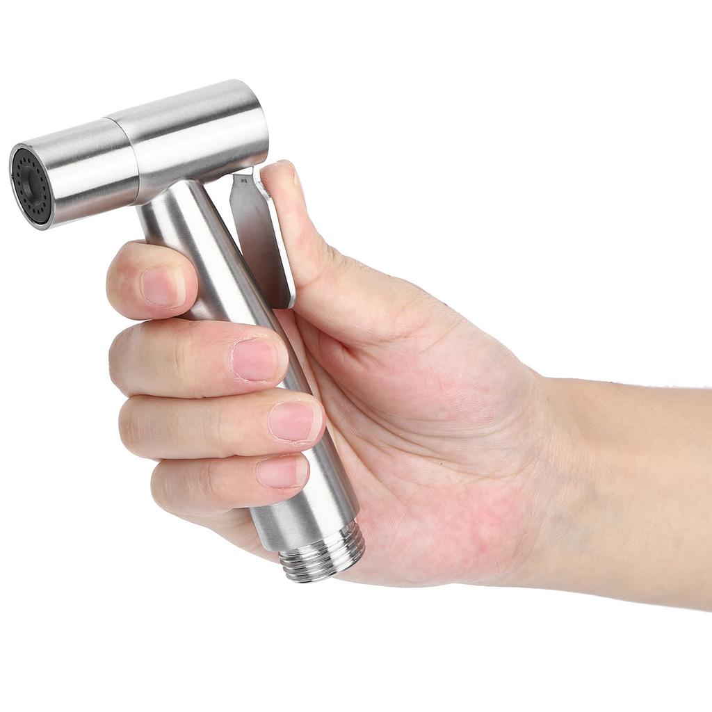 G1/2 Toilet Bidet Sprayer Stainless Steel Handheld Bidet Spray Head Nozzle Bathroom Accessories