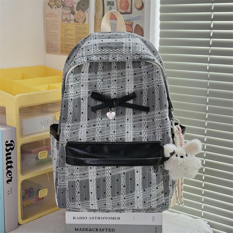 Schoolbag Japanese soft girl sweet schoolbag female college student fashion lace backpack junior high school high school grades 1-1 backpack