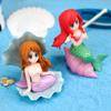 4Pcs/Bag New Creative Mini Cartoon Cute Mermaid Doll Model Fun Home Desktop Decorative Ornaments Children'S Toys Birthday Gift
