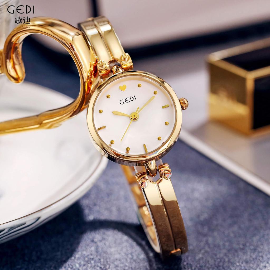 Ladies Quartz Watch With Waterproof Alloy Band And Decorative Dial For Casual Wear
