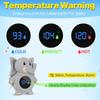 Baby Bath Thermometer with LED Display & Temperature Warning Kids Bathroom Safety Products Newborn Bath Safety Toy Thermometer