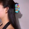 Tomato Flower Hair Claw Grape Simulated Food  Shark Clip Creative Fruit Hair Clip  Streetwear