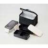 Skater Men's Bento Box Lunch Box 2-Tier 850ml Dishwasher Safe with Insulated Bag Set Black