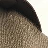 HERMES Two fold Calvi Duo Card Case Wallet coin purse Epsom Etoupe gray Unused