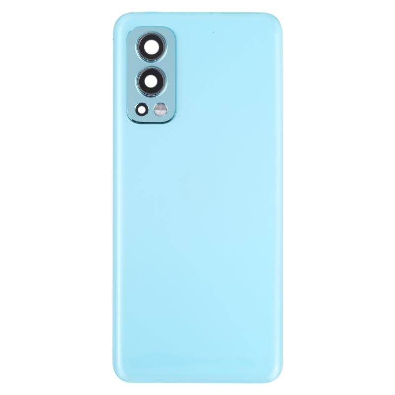 Battery Back Cover for OnePlus Nord/Nord 2 with Camera Lens Cover Phone Rear Housing Case Replacement
