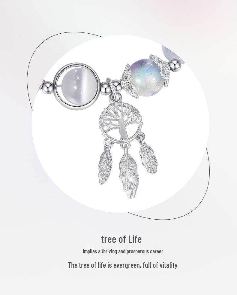 Star City Tree of Life S925 Silver Women's High-End Non-Fading Chinese Style Bracelet