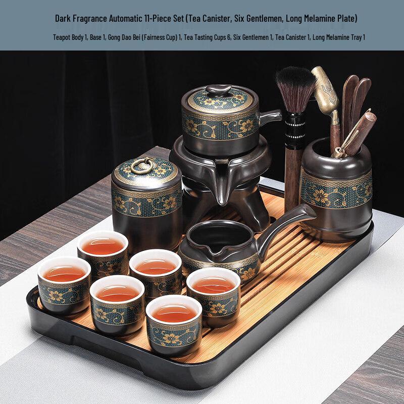 Star-Rated Ceramic Kung Fu Semi-Automatic Tea Set