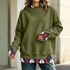 Women's Long Sleeve Casual Sweatshirt Loose Fit Pullover Top for Daily Wear