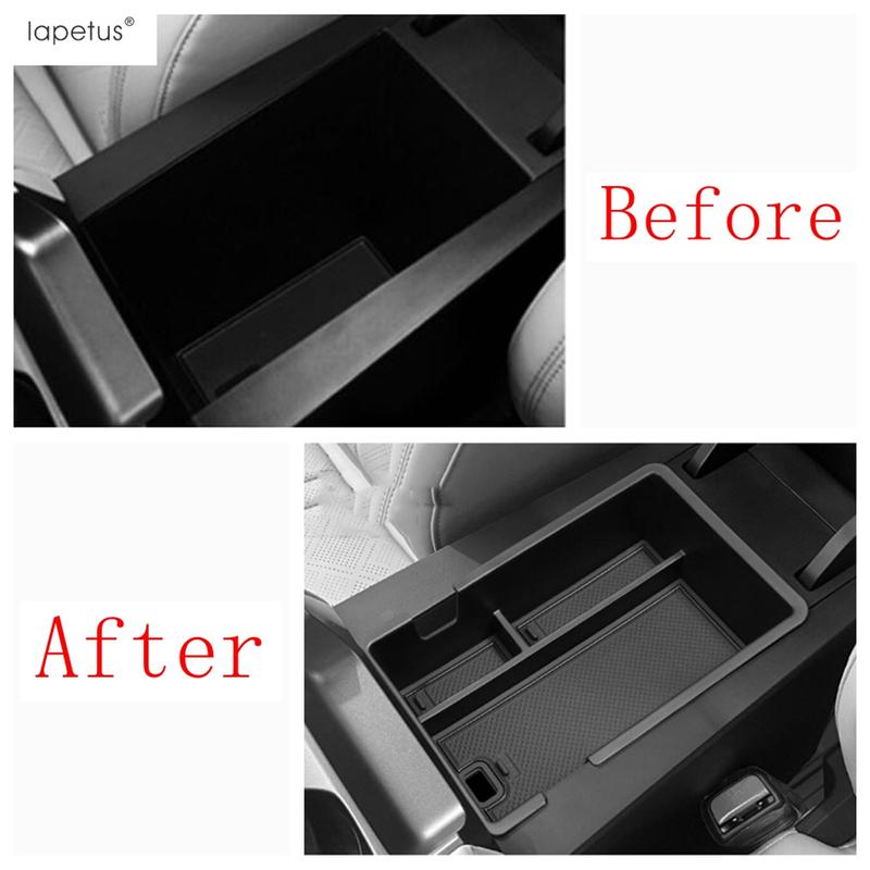 Car Center Control Armrest Storage Box Container Phone Holder TrayInterior Accessories For BYD Yuan Pro Yuan UP EV 2024 2025