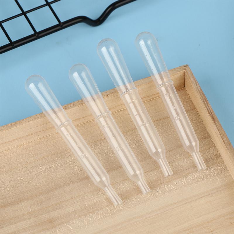 100 Stück Airbrush Einweg-Tropfer Laborpipette 1,5 ml Kunststoffpipette Augentropfer für Transfer und Airbrush-Farbe