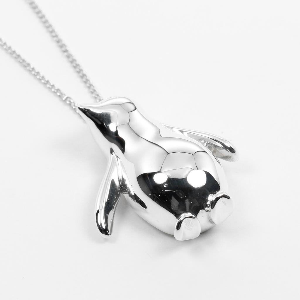 TIFFANY&Co. Penguin Necklace Silver925 5g Women Used