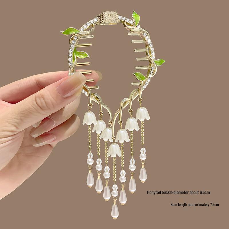 Children's Meatball Claw Hair Clip - Girl's Ponytail Accessory & Styling Tool